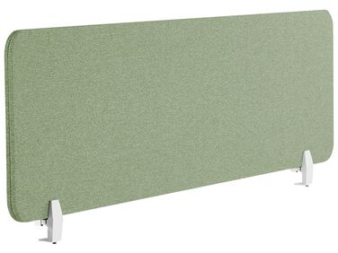 Bureauscherm groen 160 x 40 cm WALLY