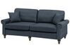 Conjunto de sofás 5 lugares em tecido cinzento escuro OTRA II_763223