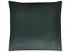 Set of 2 Velvet Cushions Geometric Pattern 45 x 45 cm Green PINUS_810610