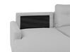 Right Hand Corner Sofa Bed with Storage Light Grey FLAKK_745739
