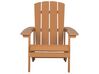 Krzesło ogrodowe jasne drewno ADIRONDACK_728460