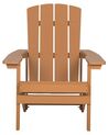 Záhradná stolička vo farbe dreva ADIRONDACK_728460