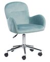 Velvet Desk Chair Mint Green PRIDDY_855087