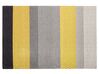 Tapete em lã amarela e cinzenta 140 x 200 cm AKKAYA_750906