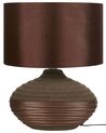 Tafellamp porselein bruin LIMA_877538