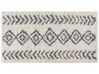 Fehér és szürke hosszú szálú szőnyeg 80 x 150 cm AYRUM_870315