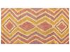Tappeto cotone multicolore senape viola e rosso 80 x 150 cm CANAKKALE_839428