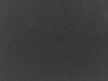 Polsterbett Leinenoptik schwarz Lattenrost 140 x 200 cm FITOU_875892