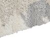 Teppich weiß / grau 80 x 150 cm Shaggy Langflor GORIS _854459