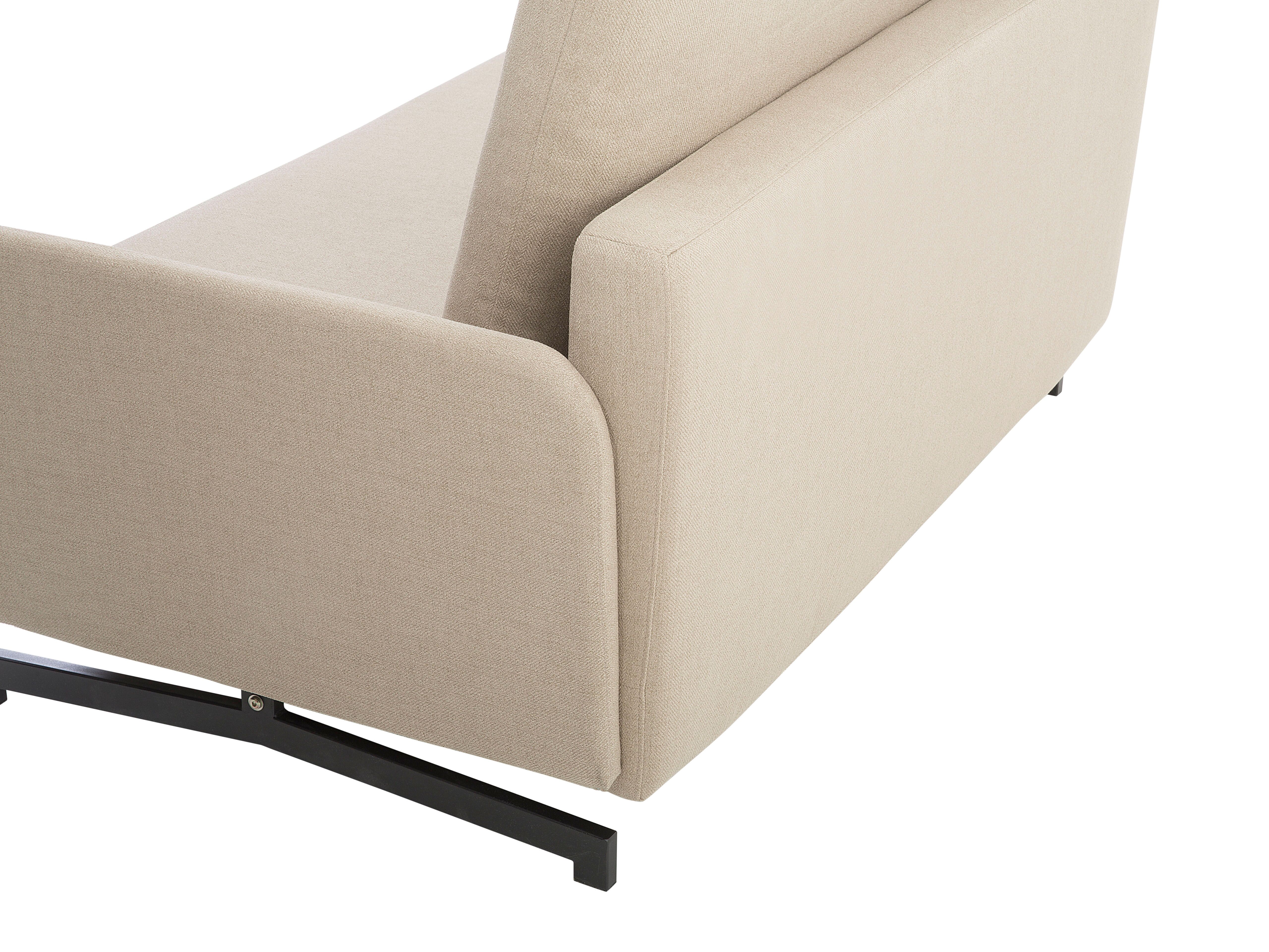 Sofa rozkładana beżowa BELFAST