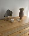 Rattan 4 Drawer Chest Light Wood PEROTE_903050