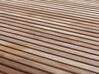 Stół ogrodowy tekowy 200 x 90 cm jasne drewno VIAREGGIO_21137