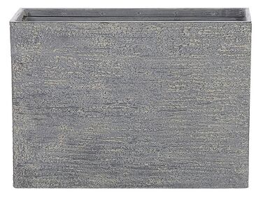 Bloempot grijs 34 x 80 x 56 cm EDESSA