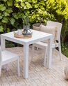 Set of 2 Garden Dining Chairs White FOSSANO_807969