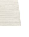 Teppich Wolle beige 200 x 300 cm abstraktes Muster Kurzflor DAGARI_885775