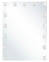 Specchio camerino da parete a LED bianco 40 x 50 cm LUCENAY_756937