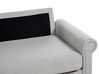3 Seater Fabric Sofa Light Grey GINNERUP_894803