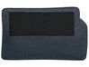 3 Seater Fabric Sofa Dark Grey OTRA II_763217