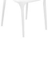 Set of 8 Dining Chairs White GUBBIO _853008