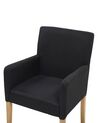 Fabric Dining Chair Black ROCKEFELLER_770800