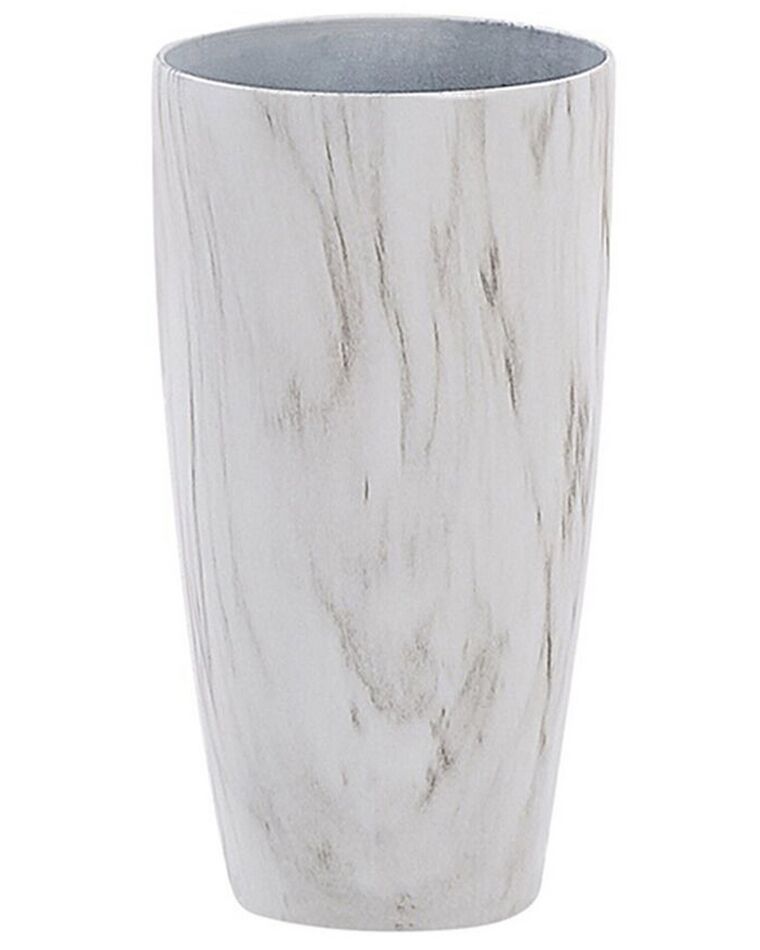 Kruka 23 cm marmor effekt vit LIMENARI_772814