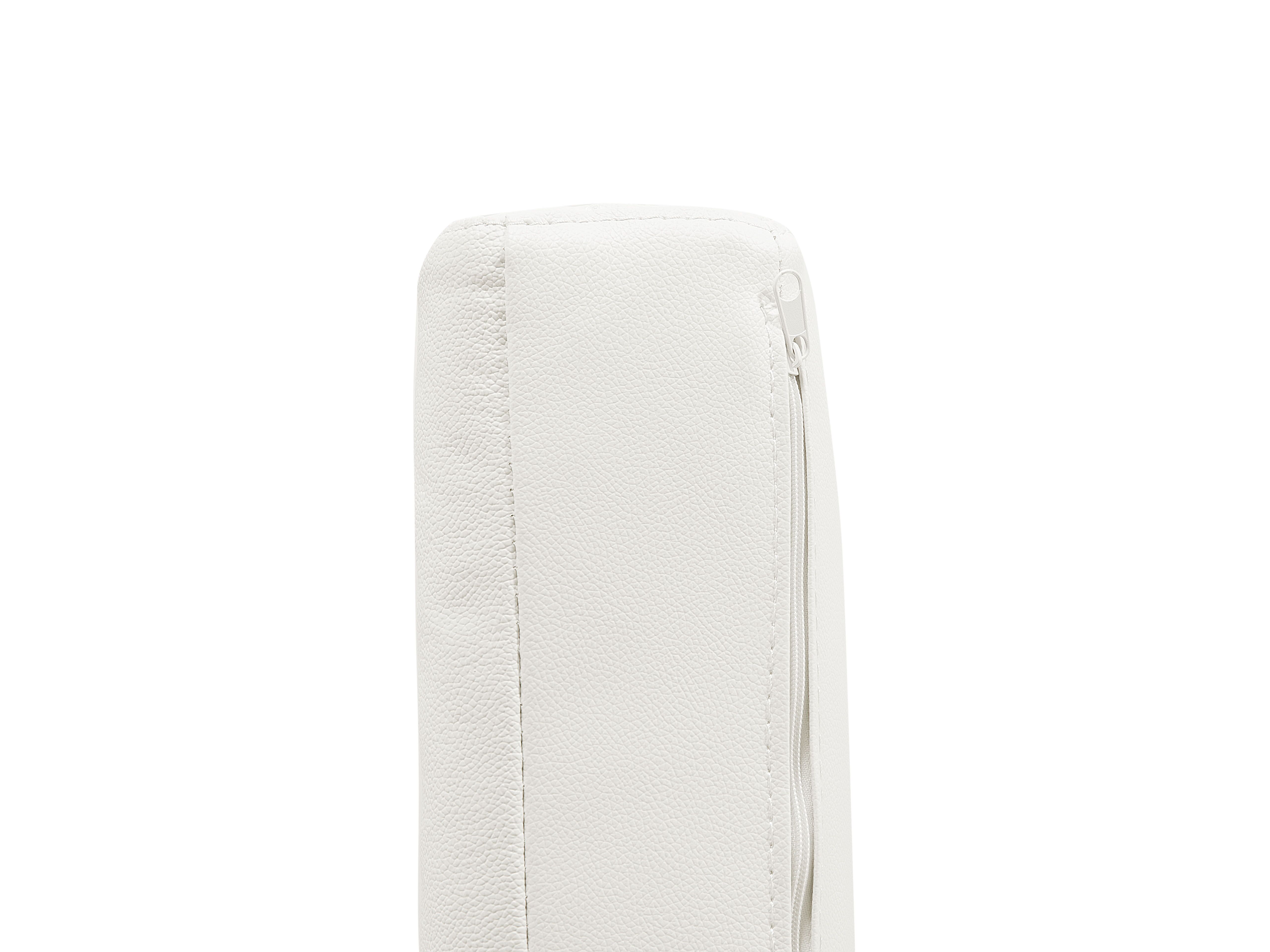 Fotel skórzany biały HELSINKI