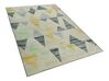 Teppich bunt Dreieck-Motiv 140 x 200 cm YAYLA_798366
