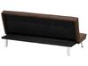 Fabric Sofa Bed Brown HASLE_589661