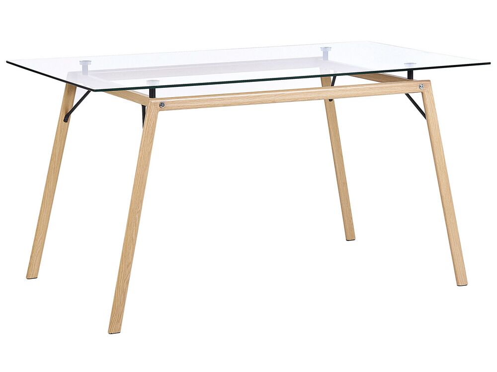 Glass Top Dining Table 140 X 80 Cm, What Type Of Glass For A Table Top