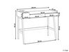 1 Drawer Home Office Desk with Shelf 100 x 55 cm Light Wood and White PARAMARIBO_720496
