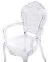 Set of 2 Accent Chairs Acrylic Transparent VERMONT II_751330