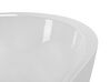 Bañera de acrílico blanco/plateado 170 x 80 cm NEVIS_678952