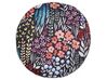 Set med 2 kuddar för utomhusbruk blommönster ⌀ 40 cm flerfärgad CASTELARO_881189