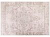 Rózsaszín pamutszőnyeg 160 x 230 cm MATARIM_852541