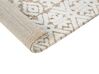 Tapis en coton blanc cassé et beige 300 x 400 cm GOGAI_884391