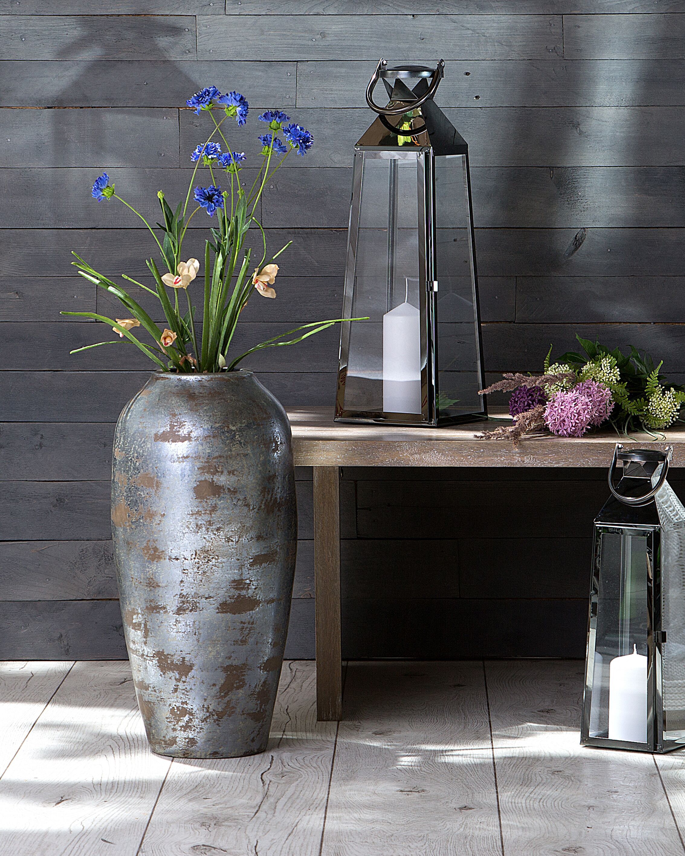 Vaso decorativo cinzento escuro LORCA