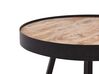 Tavolino da caffè legno di mango naturale e nero ⌀ 74 cm WAKITA_891308