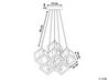 6 Light Metal Pendant Lamp CHRISOLA_690957