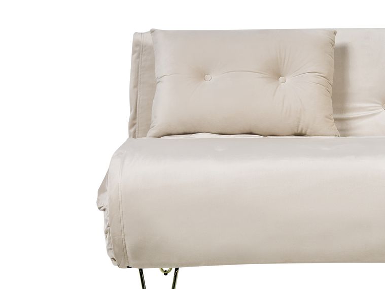 Velvet Sofa Set Beige VESTFOLD Beliani.co.uk