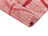 Teppich Baumwolle rot 80 x 150 cm geometrisches Muster SIVAS_839710