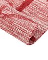 Tapete de algodão vermelho 80 x 150 cm SIVAS_839710