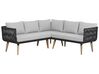 Loungeset 5-zits acaciahout taupe ALCAMO_764949