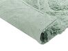Alfombra de algodón verde claro 140 x 200 cm HATAY_840419
