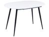 Spisebord med udtræk 120/160 x 80 cm Hvid STAVERTON_886425