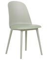 Set of 2 Dining Chairs Light Green FOMBY_902830