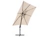 Fristående parasoll 245 x 245 cm Beige MONZA II_828565