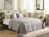 Embossed Bedspread and Cushions Set 200 x 220 cm Grey ALAMUT_821733
