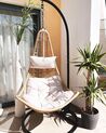 PE Rattan Hanging Chair with Stand Natural ATRI II_809912
