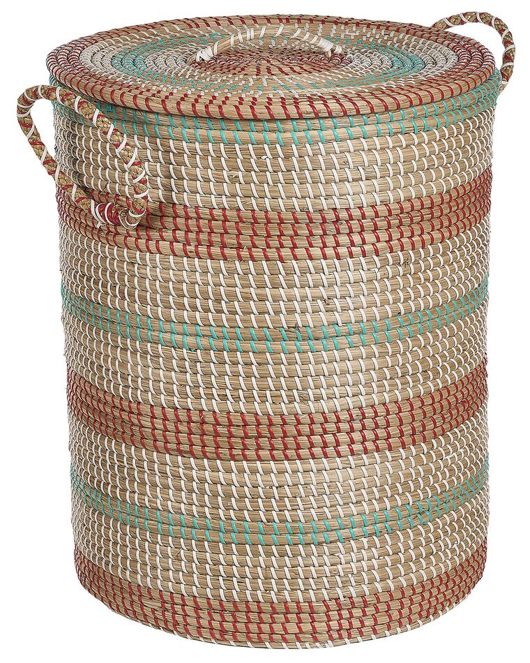 Seagrass Basket with Lid Light SADEC_886572