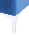 Módulo de cadeira de 1 lugar em veludo azul marinho EVJA_859647